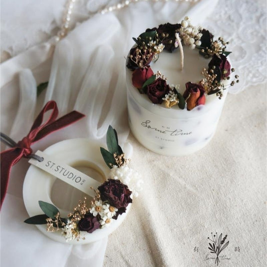 Rose Handmade Candle Gift Set Aromatherapy Candle